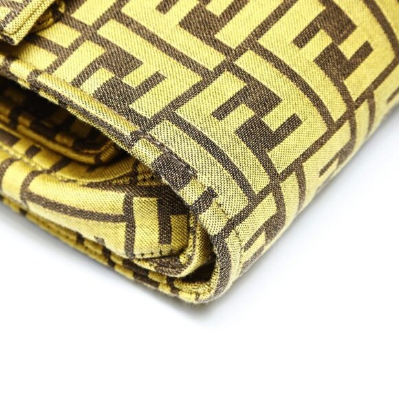 Fendi Shoulder Bag Zucca Frgmt Baguette Four Double - Picture 6 of 10